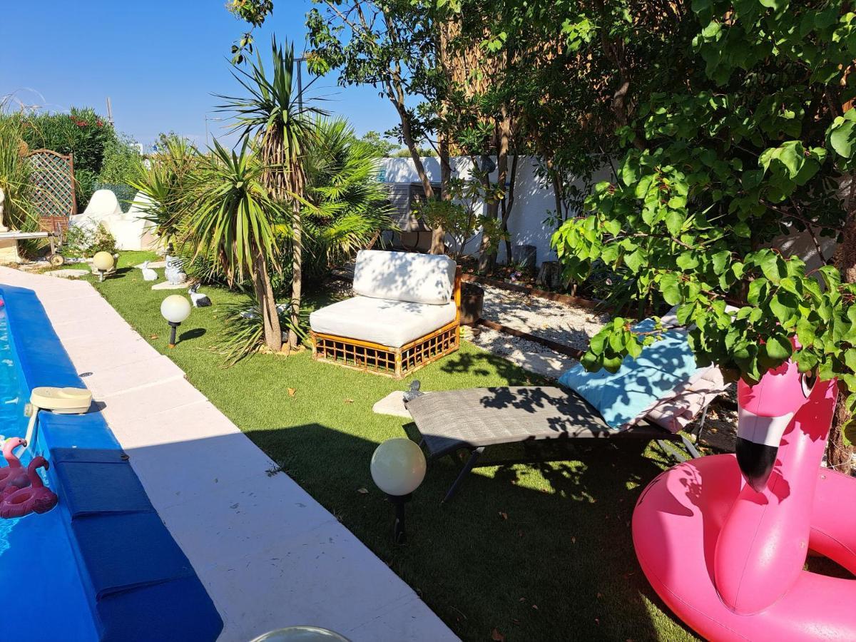VILLA HÉLÈNE-SUITE Junior MONTPELLIER SUD-PISCINE PRIVÉ-À 2MIN DES PLAGES Pérols Exterior foto